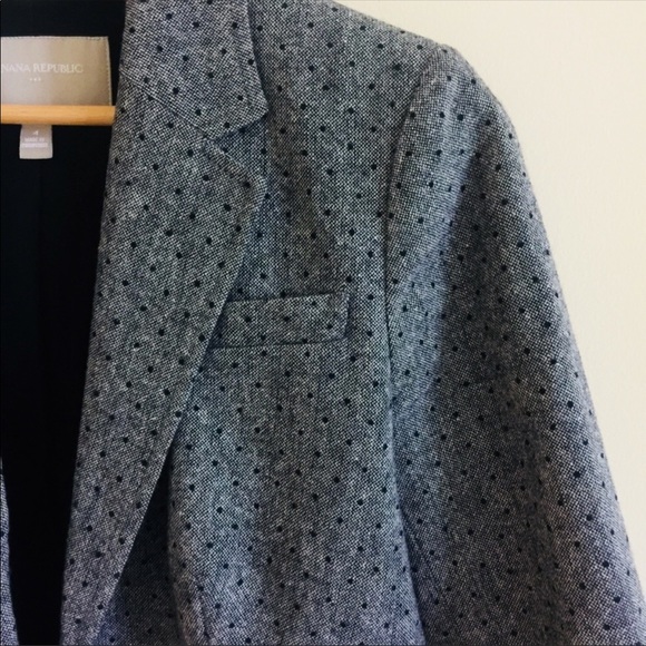 Banana Republic Grey Black Dotted Suit - Picture 5 of 8